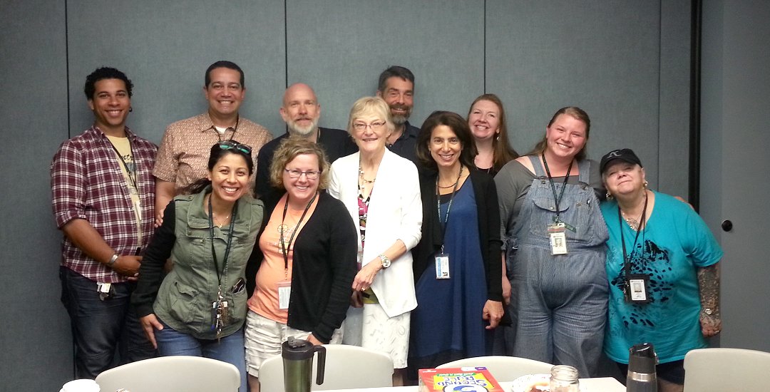 Needle Exchange Team with Director of Public Health - Seattle & King County, Patty Hayes