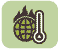 Climate change icon