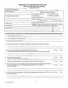 Designated Forest Application - Same Ownership